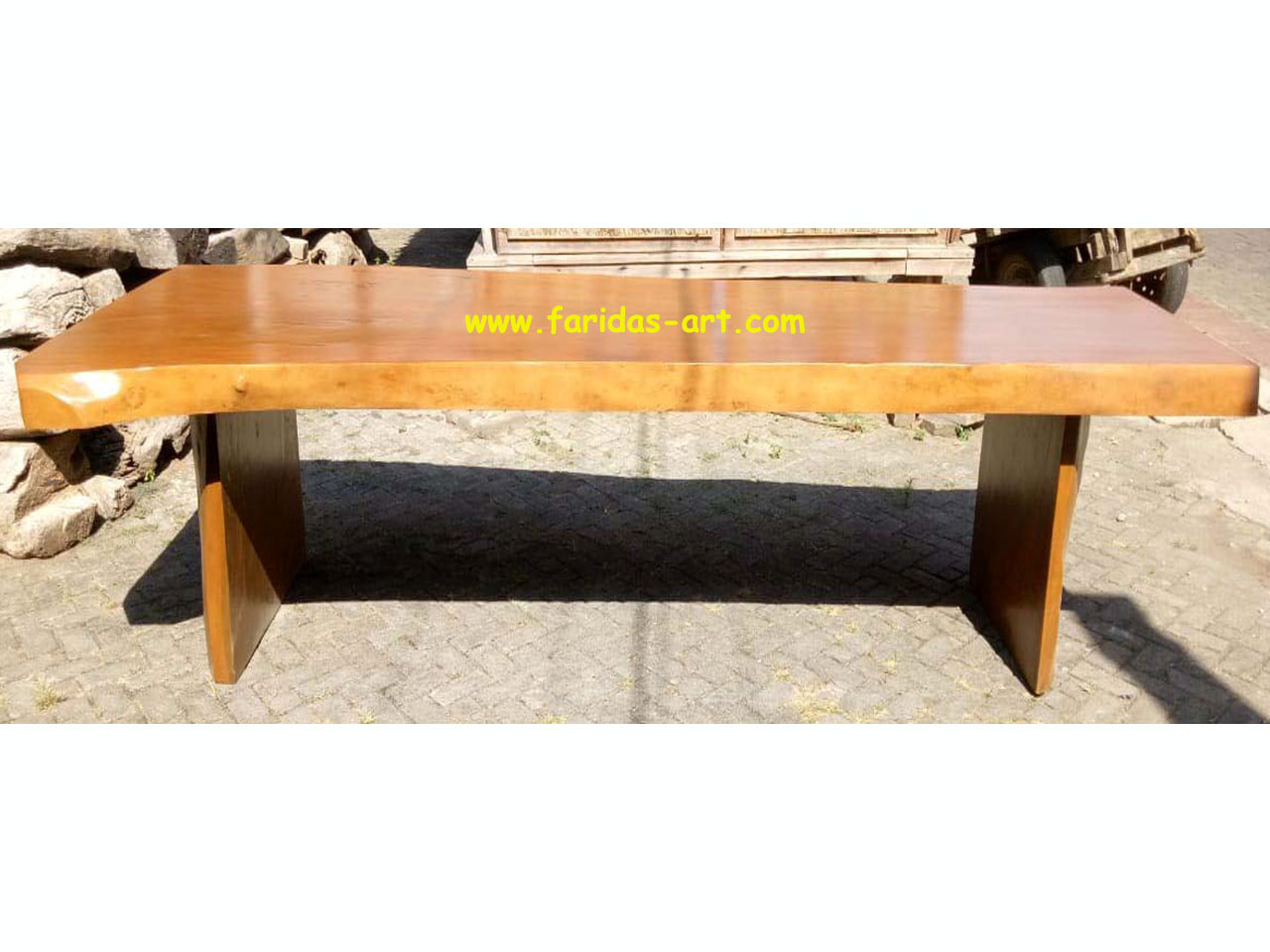 Meja Trembesi - Kayu Solid 1